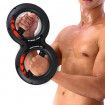 Hand Gripper Strength Trainer Reinforce Arm Hand Gripper Color Black+Red