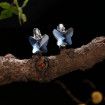 Crystal Butterfly S925 Sterling Silver Earrings