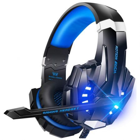 Gaming Headset Stereo Compatible PS4 PC Xbox One Controller Audio Microphone Noise Cancelling Comfortable Over Ear Headphones Esports Accessory