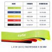 Resistance Loop Bands, Resistance Exercise Bands for Home Fitness, Stretching, Strength Training, Physical Therapy, Natural Latex Workout Bands, Pilates Flexbands, 12" x 2"