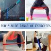 Resistance Loop Bands, Resistance Exercise Bands for Home Fitness, Stretching, Strength Training, Physical Therapy, Natural Latex Workout Bands, Pilates Flexbands, 12" x 2"