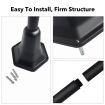 Deluxe Outdoor Solar Lights Garden Lamp Post with Double Lamp