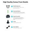 Deluxe Outdoor Solar Lights Garden Lamp Post with Double Lamp