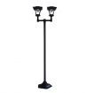Deluxe Outdoor Solar Lights Garden Lamp Post with Double Lamp