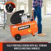 Portable 50L 3HP Electric Air Compressor Tank Direct Drive Pump Inflator