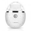 Sonic Vibrating Facial Cleansing Brush - 3 Brush Heads with 3 Modes, Waterproof, Smart Timer, Wireless Charging for Face Cleaning, Exfoliating and Massaging, Egg Shape, White