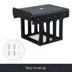 2x 15L Pull Out Trash Bin Dual Kitchen Garbage Waste Basket Cabinet Bin