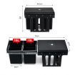 2x 15L Pull Out Trash Bin Dual Kitchen Garbage Waste Basket Cabinet Bin