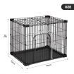 Petscene L Size Wire Dog Cat Cage Crate Pet Enclosure 940x700x760mm