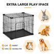 Petscene L Size Wire Dog Cat Cage Crate Pet Enclosure 940x700x760mm
