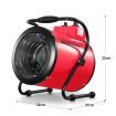 2-in-1 3000W Portable Electric Industrial Fan Heater Free Standing Carpet Dryer SAA Red
