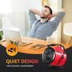 2-in-1 3000W Portable Electric Industrial Fan Heater Free Standing Carpet Dryer SAA Red