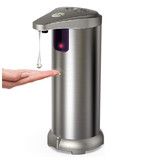 Soap Dispenser, Touchless High Capacity Automatic Soap Dispenser Equipped w/Infrared Motion Sensor Waterproof Base Adjustable Switches Suitable for Bathroom Kitchen Hotel Restaurant