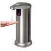 Soap Dispenser, Touchless High Capacity Automatic Soap Dispenser Equipped w/Infrared Motion Sensor Waterproof Base Adjustable Switches Suitable for Bathroom Kitchen Hotel Restaurant