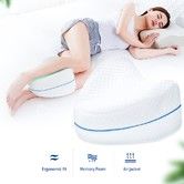 Leg Knee Foam Support Pillow Soothing Pain Relief for Sciatica, Back, Hips, Knees, Joints & Pregnancy