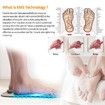 EMS Electric Foot Stimulator Massager Mat USB rechargable with Remote Control