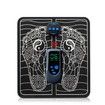 EMS Electric Foot Stimulator Massager Mat USB rechargable with Remote Control