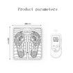 EMS Electric Foot Stimulator Massager Mat USB rechargable with Remote Control