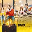 20" Fire Pit BBQ Grill Outdoor Fireplace Brazier Portable Camping Patio Heater