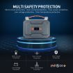 Portable 70200mAh 100W Solar Generator Power Station Battery Backup