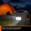 Portable 70200mAh 100W Solar Generator Power Station Battery Backup