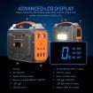 Portable 70200mAh 100W Solar Generator Power Station Battery Backup