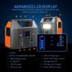 Portable 72800mAh 150W Solar Generator Power Station Battery Backup