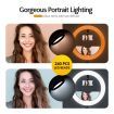 240 LED Dimmable LED Ring Light 18" 5500K for Makeup Selfie Photography Live Streaming