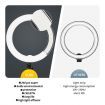 240 LED Dimmable LED Ring Light 18" 5500K for Makeup Selfie Photography Live Streaming