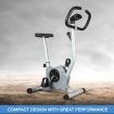 Excercise Bike Stationary Belt Bicycle Spin Gym Trainer Indoor Cycling Pedal Exerciser Cardio Equipment Grey