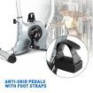 Excercise Bike Stationary Belt Bicycle Spin Gym Trainer Indoor Cycling Pedal Exerciser Cardio Equipment Grey
