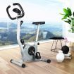 Excercise Bike Stationary Belt Bicycle Spin Gym Trainer Indoor Cycling Pedal Exerciser Cardio Equipment Grey