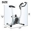Excercise Bike Stationary Belt Bicycle Spin Gym Trainer Indoor Cycling Pedal Exerciser Cardio Equipment Grey