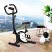 Excercise Bike Stationary Belt Bicycle Spin Home Gym Trainer Indoor Cycling Pedal Exerciser Aerobic Equipment Black