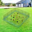 Chicken Fence Poultry Net Ducks Netting Geese Fencing Hens Mesh Coop 15 Posts 30m x 1.25m