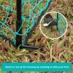 Chicken Fence Poultry Net Ducks Netting Geese Fencing Hens Mesh Coop 15 Posts 30m x 1.25m