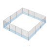 Chicken Fence Poultry Net Ducks Netting Geese Fencing Hens Mesh Coop 15 Posts 30m x 1.25m