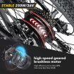 Auswheel 26" Electric Bike eBike Mountain Bicycle 36V 250W Brushless Motor 7 Speed Shifter