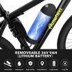 Auswheel 26" Electric Bike eBike Mountain Bicycle 36V 250W Brushless Motor 7 Speed Shifter