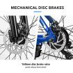 Auswheel 27.5" Electric Bike eBike Mountain Bicycle 36V 250W Brushless Motor 7 Speed Shifter