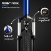 Auswheel 27.5" Electric Bike eBike Mountain Bicycle 36V 250W Brushless Motor 7 Speed Shifter
