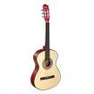 Melodic 38 Inch Round Acoustic Guitar Pack Classical Cutaway Natural Colour