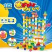DIY Marble Run Race Maze Game Marble Coater Track Toy Set 70cm Tall
