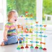 DIY Marble Run Race Maze Game Marble Coater Track Toy Set 70cm Tall