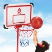 2m Portable Adjustable Basketball Stand Hoop System for Kids w/ Basketball