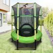 Genki 55" Kids Trampoline with Safety Enclosure Net