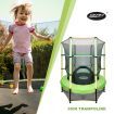 Genki 55" Kids Trampoline with Safety Enclosure Net