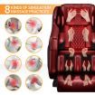 HOMASA Red Full Body Massage Chair Zero Gravity Recliner