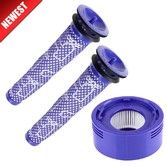3Pcs/set Pre Filter HEPA Post Filter kit for Dyson V7 V8 Vacuum Replacement 96566101 96747801