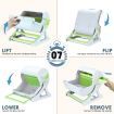 Petscene Cat Litter Box Pet Semi Automatic Cat Toilet Cat Furniture Green